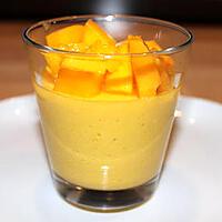 recette MOUSSE DE MANGUE