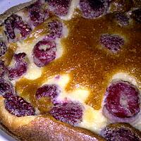 recette clafoutis aux framboises