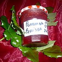 recette Confiture fraises/pommes
