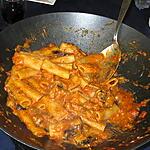 recette Rigatonis à la norma.