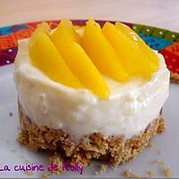 recette Cheesecake mangue et chocolat blanc