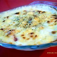 recette coquilles jambon-champignon