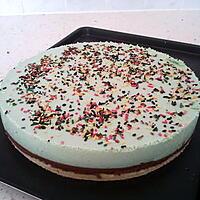 recette Bavarois chocolat-menthe verte