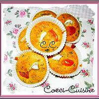recette Mini cakes chèvre-jus de carottes