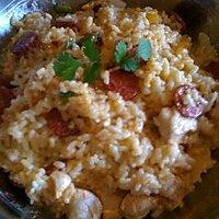 recette Risotto au poulet et chorizo