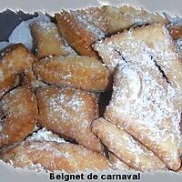 recette beignet de carnaval