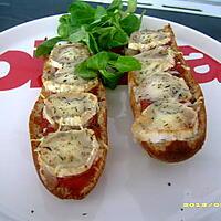 recette tartine de campagne au chèvre