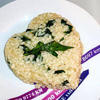 recette Risotto épinards et parmesan