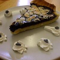 recette Tarte  marbrée...Vanille /Chocolat...parfumée au rhum...