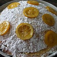 recette Délice au citron et amandes......et citron confits...