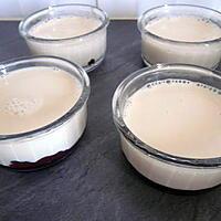 recette Panna cotta vanille sur lit de faise