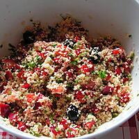 recette Salade de couscous