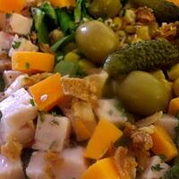 recette Salade multicolore... rafraîchissante  à la Kapiluka....