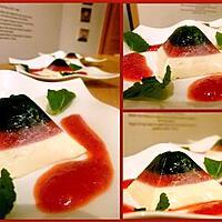 recette Pyramide de panna cotta, fraise et menthe Get27