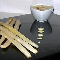 recette Asperges blanches à la sauce aérienne marocaine