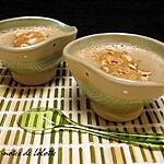 recette Pots de crème au café façon « pots gourmands Mamie Nova » sous une couche de biscuit aux noisettes