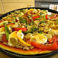 recette pizza poissons-mozarella,