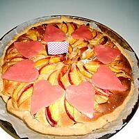 recette tarte amandine au nectarine