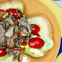 recette Salade de boeuf à la mexicaine