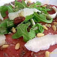 recette carpaccio de boeuf à l'italienne