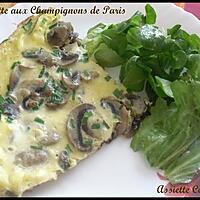 recette Omelette au champignons