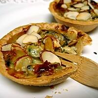 recette Mini tartelettes aux moules, bleu et amandes