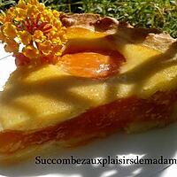 recette tarte aux abricots et à l'amande