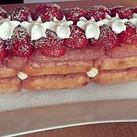 recette charlotte fraises framboises