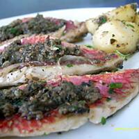 recette filets de rougets à la tapenade