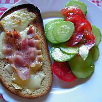 recette Tartine du bistrot au cantal