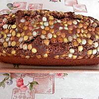 recette cake au chocolat et smarties