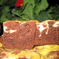 recette Brownies au cheesecake et au chocolat