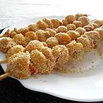 recette Brochettes de Noix de Saint Jacques au curry et au piment