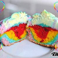 recette Cupcakes multicolors