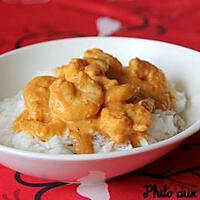 recette Crevettes au curry au Thermomix