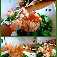 recette Cocktail de crevettes aux pommes