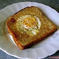 recette Egg in the basket