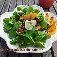 recette Salade gourmande sucré-salé