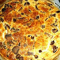 recette Quiche aux chamignons, ails et persil