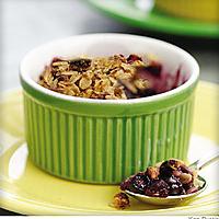 recette Blueberry Crumble