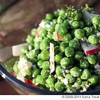 recette Pea, Radish, & Goat Cheese Salade