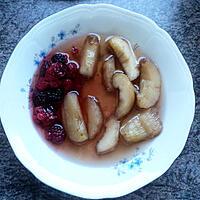 recette Soupe de pêches et fruits rouges