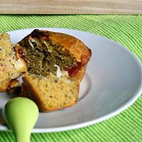 recette Muffins Pesto, tomates et Saint-Marcellin