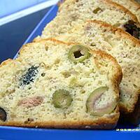 recette cake au thon et aux deux olives