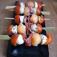 recette Minis brochettes apéritives