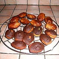 recette Madeleines marbrées choco-vanille