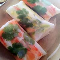 recette Rouleaux de printemps crabe saumon et avocat