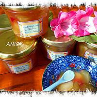 recette Confiture de pêches blanches plates