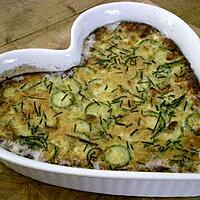 recette Gratin de courgettes à ma manière