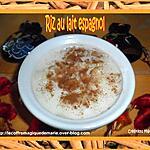 recette RIZ AU LAIT ESPAGNOL (ARROZ CON LECHE) recette familiale